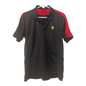 Ferrari Red and Black Polo